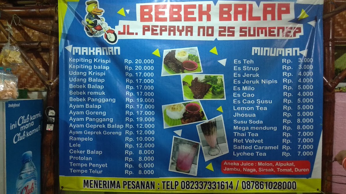 BEBEK BALAP Menu - Image 2