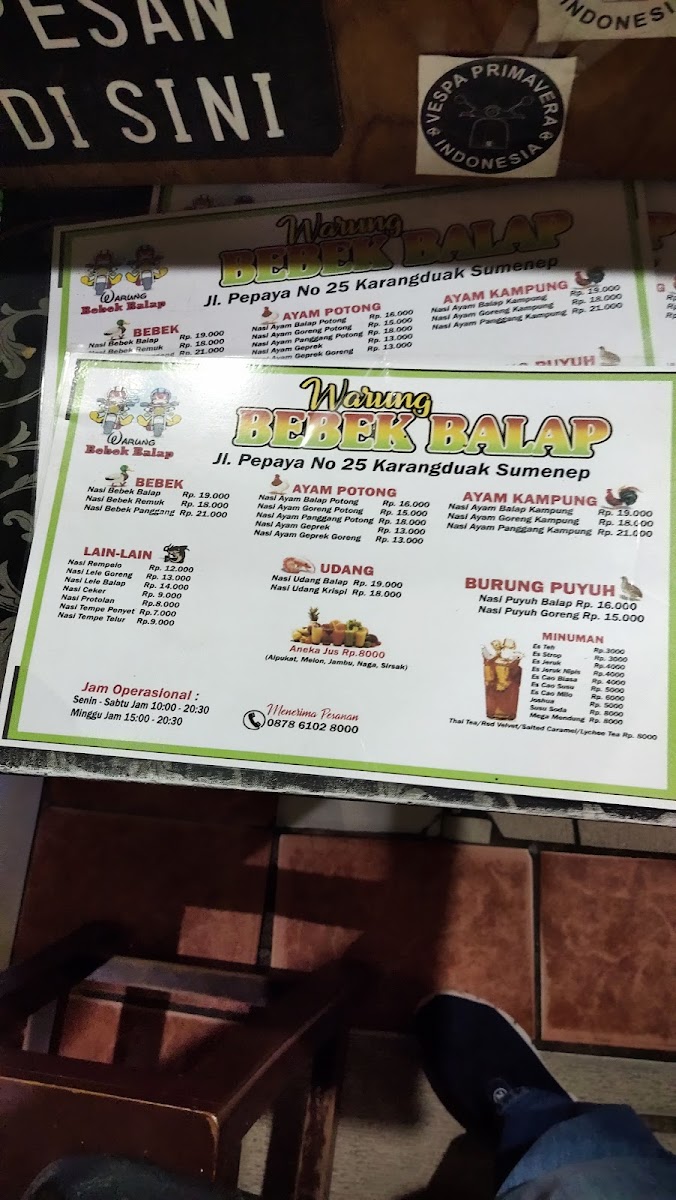 BEBEK BALAP Menu - Image 3