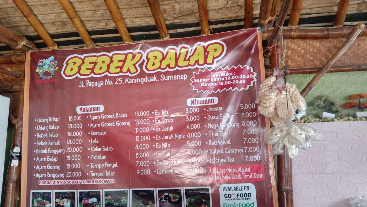BEBEK BALAP Menu - Image 5